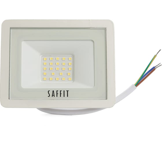 Прожектор SAFFIT (30 Вт, 6400К, IP65, светодиодный, белый, SFL90-30, (55072))
