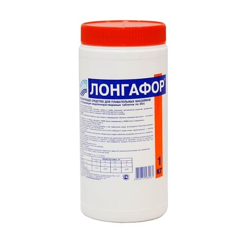 ЛОНГАФОР МАРКОПУЛ КЕМИКЛС (1 кг, табл. 20 г, для дезинфекции воды, (М18))