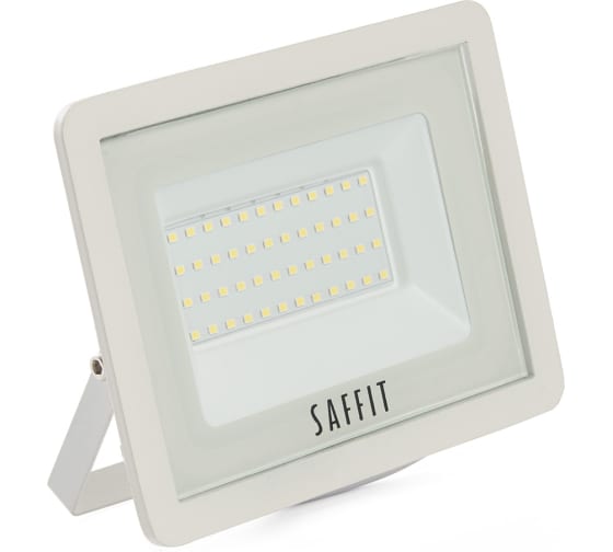 Прожектор SAFFIT (50 Вт, 6400К, IP65, светодиодный, белый, SFL90-50, (55073))