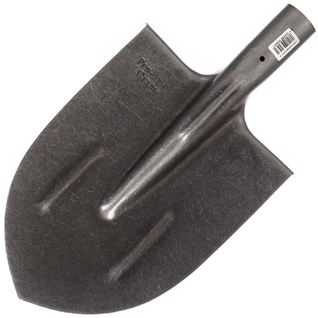 Лопата штыковая (Остроконечная, рельсовая сталь, б/черенка, (К-2/S-506))