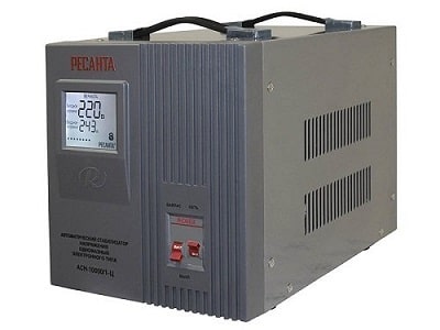 Стабилизатор напряжения РЕСАНТА (3 кВт, АСН-3000/1-Ц)