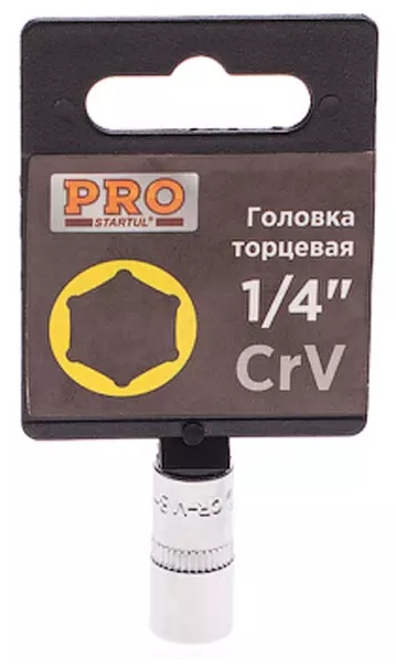 ГОЛОВКА ТОРЦЕВАЯ  STARTUL (1/4", 8 мм, (PRO-54008))