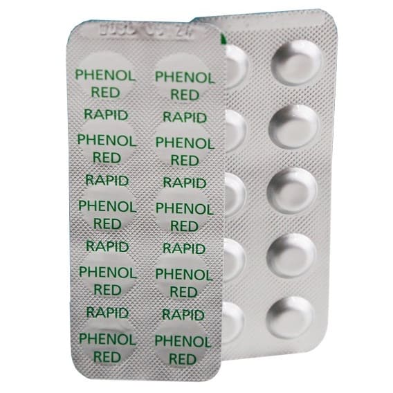 Таблетки для тестера (Phenol Red (10шт) для замера Ph)