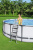 Бассейн каркасный (BESTWAY Pool Set, фильтр + насос, лест, 396 х 122 см, 12690 л, 5618W BW)
