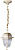СВЕТИЛЬНИК САДОВЫЙ CAMELION (60 Вт, Е27, белый/бронза, подвесной, РР4205 С66, Адель, (НСУ04-60-001 У1))